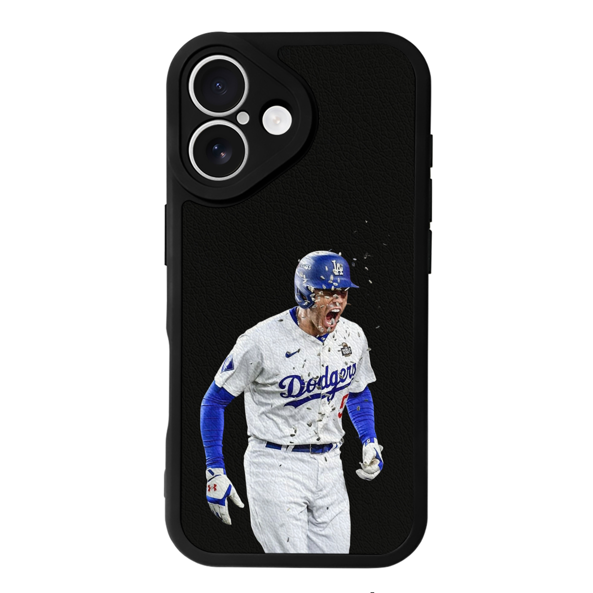  IPhone 16 Silicone Leather Case – UV Print, Lambskin Texture – Perfect Fit, Wireless Charging Compatible, Scratch Resistant, Precise Cutouts – Stylish Protection For IPhone 16